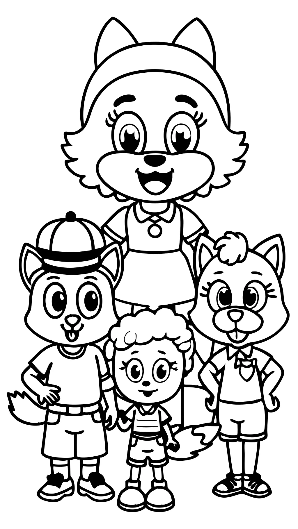 bluey coloring pages pdf